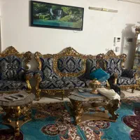 مبل سلطنتی ۹ نفره همراه با میز نهار خوری