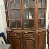 بوفه چوب گردو|بوفه، ویترین، کنسول|آبادان, |دیوار
