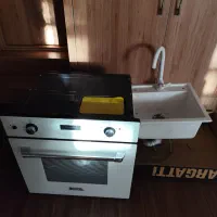 فربرقی توکار وسینک سفید صفرکار|اجاق گاز و لوازم برقی پخت‌وپز|کرمان, |دیوار