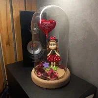 دختر داخل شیشه حبابی نو|مجسمه، تندیس، ماکت|محمدیه-قزوین, |دیوار