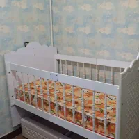 سرویس خواب کودک|تخت و صندلی بچه|رباط‌کریم, رباط‌کریم|دیوار