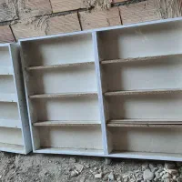 دکور قفسه مغازه موبایل خرازی وسه عددباطری