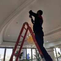 سیمکشی برق کار  صنعتی ایفن تلفن اتصالی کولر لوستر