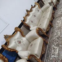 مبل سلطنتی راحتی|مبلمان خانگی و میز عسلی|صحنه, |دیوار