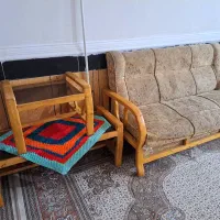 یک دست مبل هفت نفره سالم|مبلمان خانگی و میز عسلی|ایذه, |دیوار