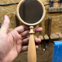 آینه دستی چوبی|صنایع دستی و سایر لوازم تزئینی|قم, بیانی|دیوار
