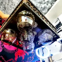 ۲ عدد لوستر چوبی در حد نو