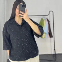 شومیز ساده و نگین دار