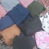 مانتو در سایزهای ورنگ بندی به علت جمع کردن مغازه|لباس|بیجار, |دیوار