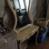 میز توالت چوبی استخوانی