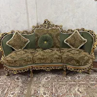 مبلمان سلطنتی  مدل خرچنگی با پارچه تمام ترک|مبلمان خانگی و میز عسلی|قرچک, باقرآباد|دیوار