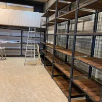 قفسه چوب روس و فلز