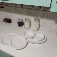 سرویس غذاخوری سفید