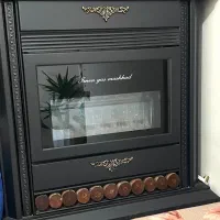 بخاری گازی طرح شومینه