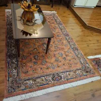 فرش ماشینی طرح ابریشم