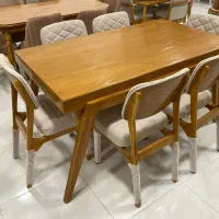 میز غذاخوری  ناهارخوری المان چوب کاشانه|میز و صندلی غذاخوری|اردبیل, |دیوار