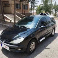 پژو ۲۰۶ SD مشکی مدل ۱۳۸۸  فنی درجه یک بدون هزینه