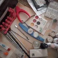 پک کامل دستگاه یووی وسایل کاشت ناخن درحدنو|آرایشی، بهداشتی، درمانی|تبریز, |دیوار