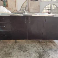 فروش فوری یک دست کابینت کامل آشپزخانه ،آبگرمکن،هود