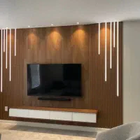 نصب و اجرای تی وی روم .قرنیز، پی وی سی سقف کاذب