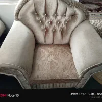 مبل راحتی مخملی|مبلمان خانگی و میز عسلی|سلماس, |دیوار