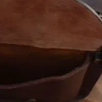 کوله پشتی دانشجویی قهوه ای اصل چرم طبیعی کاملا نو|کیف، کفش، کمربند|کرج, گوهردشت|دیوار