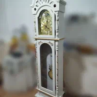 ساعت ایستاده چوبی سالم