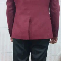 کت و شلوار زرشکی سایز ۵۲|لباس|پارسآباد, |دیوار