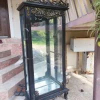 کمد دکوری ۴ طبقه پشت آینه تاج دار