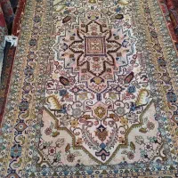 فرش کف ابریشم ثابدیه هریس نقشه قدیمی اردبیل