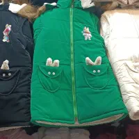 کاپشن دخترانه پافرشو تک فروش