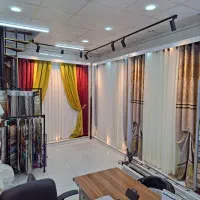 فروش دکور مغازه حریر مخمل و استر|پرده، رانر، رومیزی|شیراز, احمدآباد|دیوار