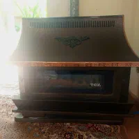 بخاری گازی بسیار تمیز در حد نو