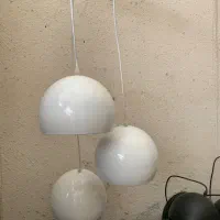 لوستر سقفی فلزی سه شاخه|لوستر و چراغ آویز|تهران, سوهانک|دیوار