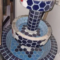 آبنما کاشی‌کاری شده ۳ طبقه