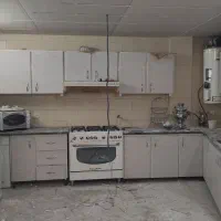 کابینت فلزی با هود و سینک