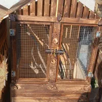 قفس چوبی پرندگان