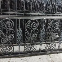 نرده آهنی حفاظ رودیواری سرنیزه توپر