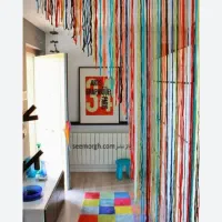 انواع پرده دست بافت|پرده، رانر، رومیزی|جیرفت, |دیوار