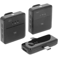 میکروفون یقه ای بی سیم مدل SX31 / دو کاربره