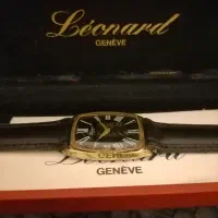 ساعت طلا مردانه عتیقه سوئیسی اصل Leonard