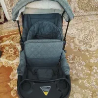 کالسکه دوقلو و میز غذا|کالسکه و لوازم جانبی|کرمانشاه, |دیوار