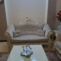 مبلمان ۷ نفره همراه با ناهارخوری ۶ نفره درحد نو