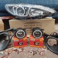 چراغ جلو 206 طرح 207 لنزدار با مه شکن