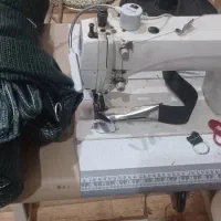 پرده سایبان سبز.نوارضدآفتاب.دوخته شده.آماده نصب