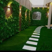 چمن مصنوعی / فنس چمنی|گل مصنوعی|رشت, کوی عرفان|دیوار