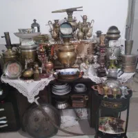 سماور ذغالی رادیو لامپی کلی وسیله یکجا