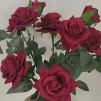 گل رز مصنوعی ۴۵ سانتی|گل مصنوعی|مشهد, مهدی آباد|دیوار