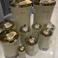 جا حبوباتی  ادویه جات برنج قند شکر سطل زباله