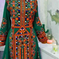 خیاط لباس بلوچی|لباس|زهک, |دیوار